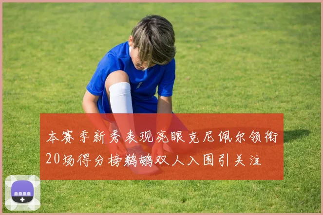 本赛季新秀表现亮眼克尼佩尔领衔20场得分榜鹈鹕双人入围引关注